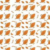 leaves seamless pattern vector