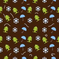 Winter Seamless vector pattern