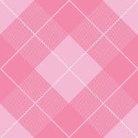 Pink And White Gingham checks seamless pattern vector file