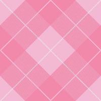 Pink And White Gingham checks seamless pattern vector file