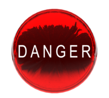 Red pink orange gradient color control push danger font text calligraphy symbol warning stop emergency button security switch risk protection start business technology information help system security png
