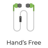 Trendy Handsfree Concepts vector