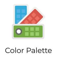 paleta de colores de moda vector