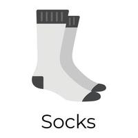 Trendy Socks Concepts vector