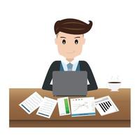 Businessman cartoon vector