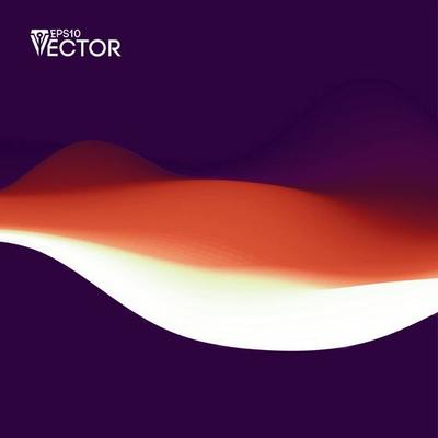 Vector landscape abstract gradient background. Color background texture landscape with fluid shapes.Motion Vector illustration. EPS 10