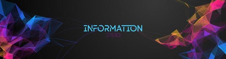 Deep learning science technology background. Network communication ai deep learning. Vector illustration.