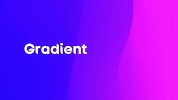 Purple blue gradient wave. Neon gradient graphic color background. Vector illustration,