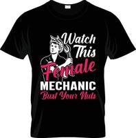 Mechanic t-shirt design, Mechanic t-shirt slogan and apparel design, Mechanic typography, Mechanic vector, Mechanic illustration vector