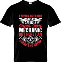 Mechanic t-shirt design, Mechanic t-shirt slogan and apparel design, Mechanic typography, Mechanic vector, Mechanic illustration vector