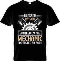 Mechanic t-shirt design, Mechanic t-shirt slogan and apparel design, Mechanic typography, Mechanic vector, Mechanic illustration vector