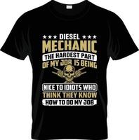 Mechanic t-shirt design, Mechanic t-shirt slogan and apparel design, Mechanic typography, Mechanic vector, Mechanic illustration vector