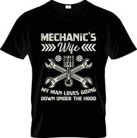 Mechanic t-shirt design, Mechanic t-shirt slogan and apparel design, Mechanic typography, Mechanic vector, Mechanic illustration vector