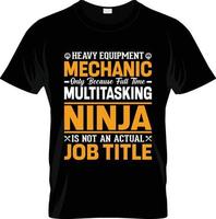 Mechanic t-shirt design, Mechanic t-shirt slogan and apparel design, Mechanic typography, Mechanic vector, Mechanic illustration vector