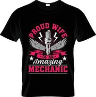 Mechanic t-shirt design, Mechanic t-shirt slogan and apparel design, Mechanic typography, Mechanic vector, Mechanic illustration vector