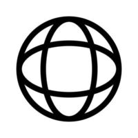 Globe icon vector for web. Web icon