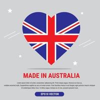 Made in Australia graphic and label. Element of impact for the use you want to make of it. Eps10 Vector