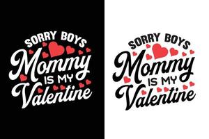 Valentines Day T shirt,Mug,Bag,Sticker Design vector