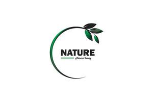 Natural tree creative logo design 2023 vector