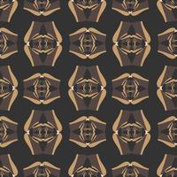 Abstract seamless pattern with geometric pattern. background, wallpaper,  home textile digital vector and flower shaped pattern new