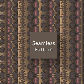 Resumen de patrones sin fisuras con patrón geométrico. fondo, papel tapiz, vector digital de textiles para el hogar y patrón en forma de flor nuevo