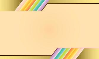 blank banner background frame colorful vector illustration