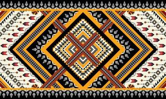 Abstract ethnic geometric seamless pattern vector. African Arab American Aztec motif pattern. vector elements designed for background, wallpaper, print, wrapping,tile, fabric patern. vector pattern.