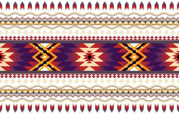 Abstract ethnic geometric seamless pattern vector. African Arab American Aztec motif pattern. vector elements designed for background, wallpaper, print, wrapping,tile, fabric patern. vector pattern.