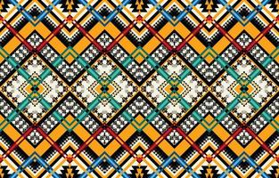 Abstract ethnic geometric seamless pattern vector. African Arab American Aztec motif pattern. vector elements designed for background, wallpaper, print, wrapping,tile, fabric patern. vector pattern.