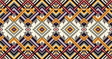 Abstract ethnic geometric seamless pattern vector. African Arab American Aztec motif pattern. vector elements designed for background, wallpaper, print, wrapping,tile, fabric patern. vector pattern.