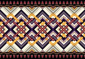 Abstract ethnic geometric seamless pattern vector. African Arab American Aztec motif pattern. vector elements designed for background, wallpaper, print, wrapping,tile, fabric patern. vector pattern.