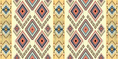 Abstract ethnic geometric seamless pattern vector. African Arab American Aztec motif pattern. vector elements designed for background, wallpaper, print, wrapping,tile, fabric patern. vector pattern.