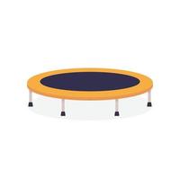 Trampoline isolated on white background vector