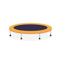 Trampoline isolated on white background vector