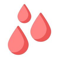 icono de diseño perfecto de gotas de sangre vector