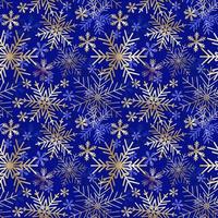 Vector Christmas card. Snowflakes background. Winter seamless pattern.