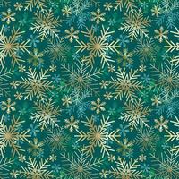 Vector Christmas card. Snowflakes background. Winter seamless pattern.