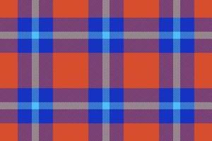 Vector check textile. Texture fabric plaid. Seamless tartan pattern background.