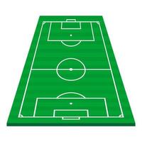 Illustration of football stadium and field vector
