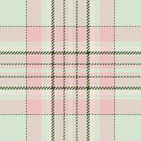 Plaid check pattern. Seamless fabric texture. Tartan textile print. vector