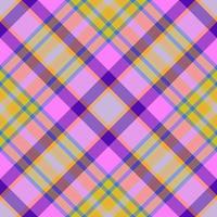 Textile texture tartan. Vector plaid background. Seamless pattern check fabric.