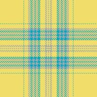 Plaid check pattern. Seamless fabric texture. Tartan textile print. vector