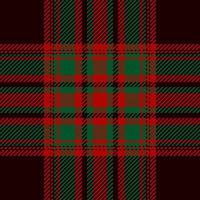 Plaid check pattern. Seamless fabric texture. Tartan textile print. vector