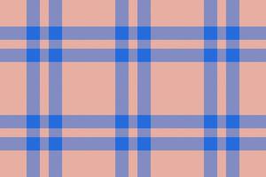 Textile seamless fabric. Check background plaid. Tartan pattern vector texture.