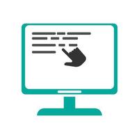 cursor del mouse y mano vector