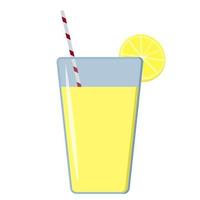 a glass of orange juice vector