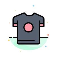 Tshirt Shirt Sport Spring Abstract Flat Color Icon Template vector