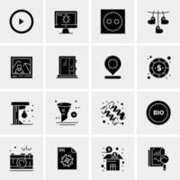 16 Universal Business Icons Vector Creative Icon Illustration to use in web and Mobile Related project