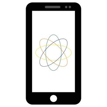 Mobile Phone Science which can easily modify or edit vector