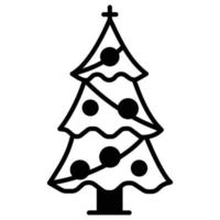 Christmas tree Which Can Easily Modify Or Edit vector
